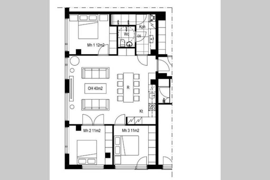 Sleek And Spacious 3 Bedroom Apartment In City Centre Helsinki Exterior photo